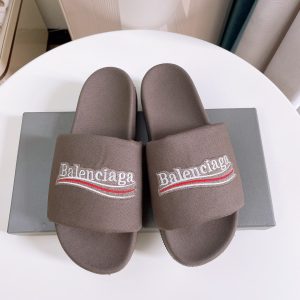 Balenciaga Logo Slide Sandal