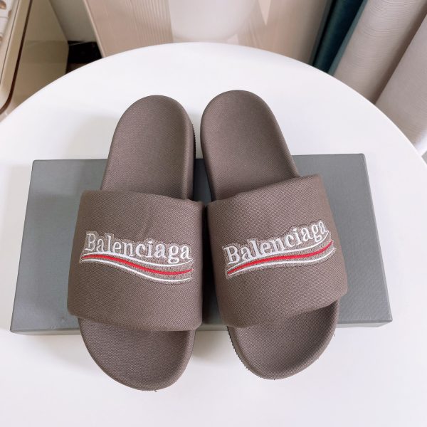 Balenciaga Logo Slide Sandal