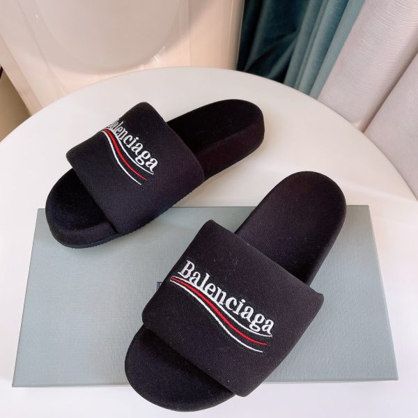 Balenciaga Logo Slide Sandal