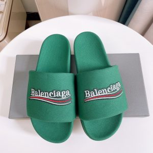 Balenciaga Logo Slide Sandal