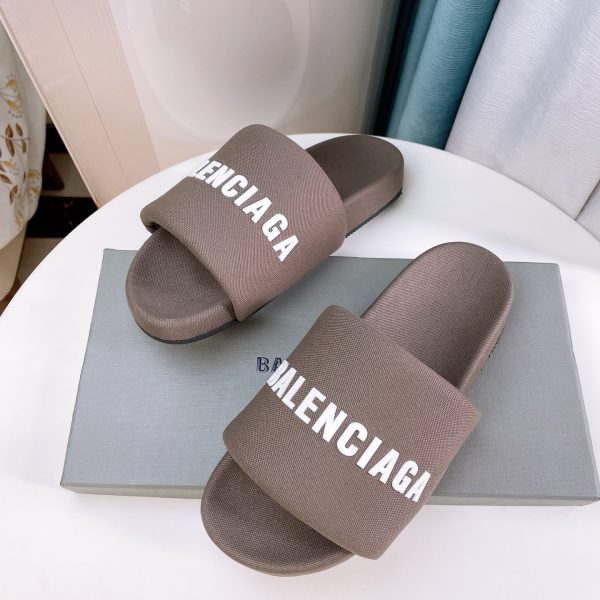 Balenciaga Logo Slide Sandal