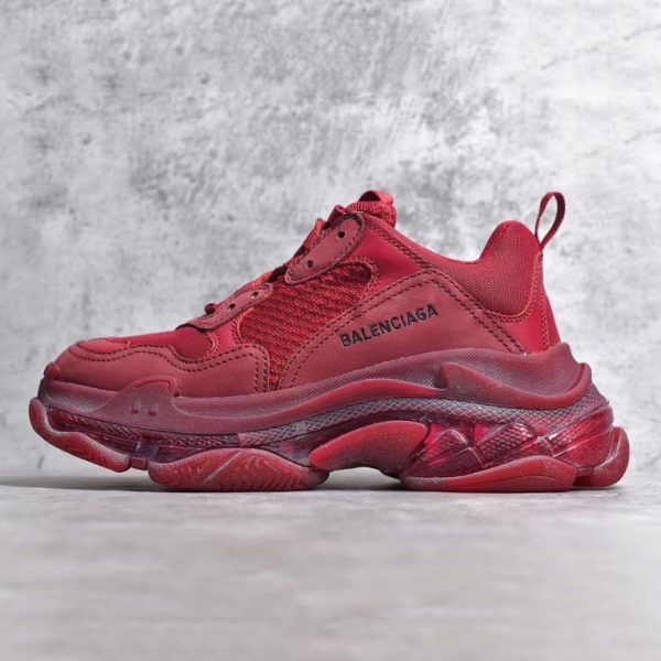 Balenciaga Oversized Multimaterial Sneakers With Air Bubble Inside The Sole