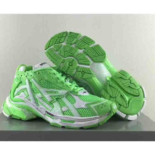 Balenciaga Runner Sneaker In FLuo Green