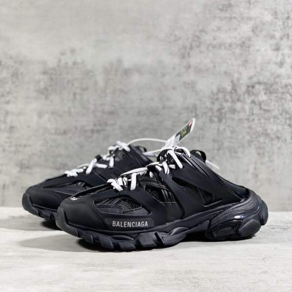 Balenciaga Track Mule In Black