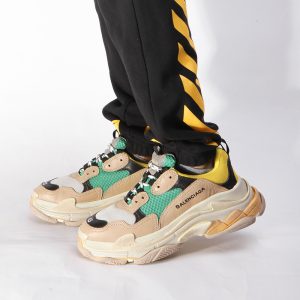 Balenciaga Triple S Sneaker Green And Yellow