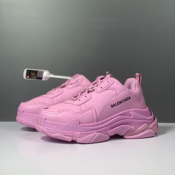 Balenciaga Triple S Sneaker In Pink Technical Material