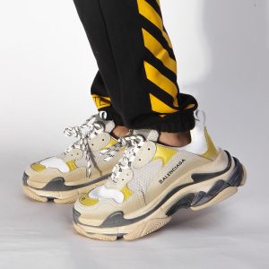 Balenciaga Triple S Sneaker White Yellow