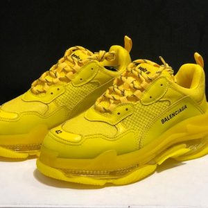 Balenciaga Triple S Trainers Yellow