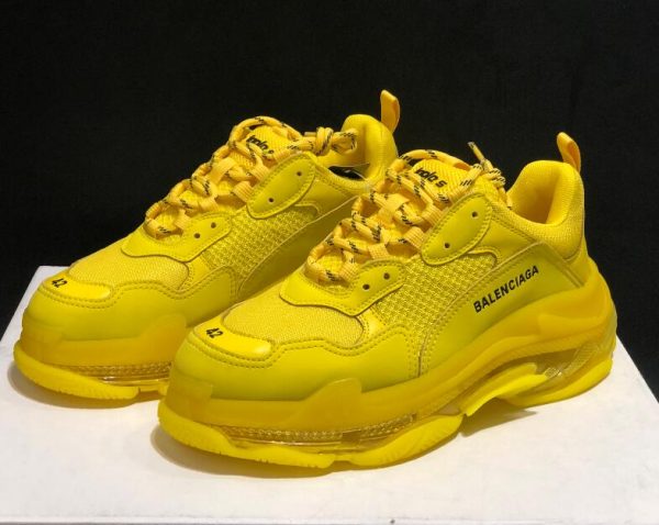 Balenciaga Triple S Trainers Yellow