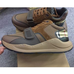 Burberry Panelled Low-Top Sneakers