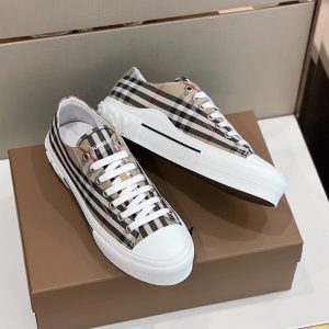 Burberry Check Cotton Sneakers