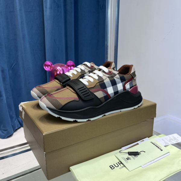 Burberry Check Cotton Sneakers