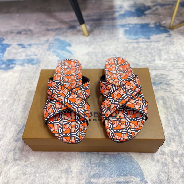 Burberry Monogram Print Neoprene Sandals