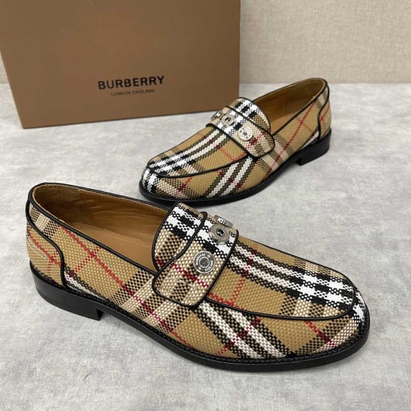 Burberry Moorley Check Loafers