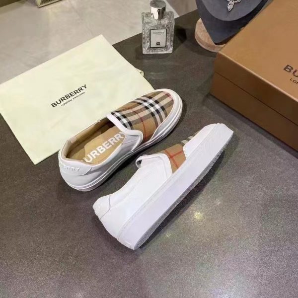 Burberry Vintage Check Loafers - Image 2