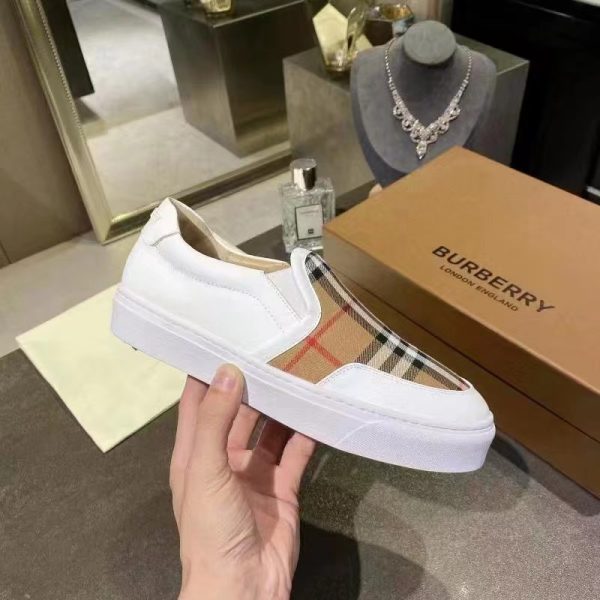 Burberry Vintage Check Loafers - Image 6