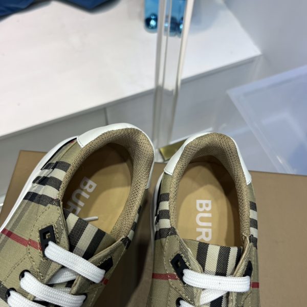 Burberry Vintage Check Suede And Leather Sneakers - Image 7