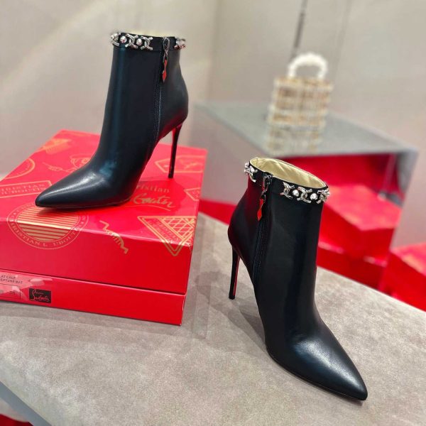 Christian Louboutin Leather Ankle Boots