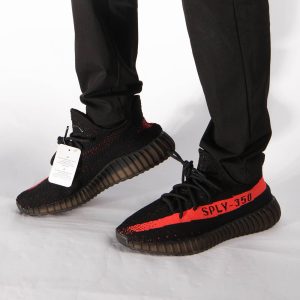 Yeezy Boost 350 V2 Sneaker With Red Stripe