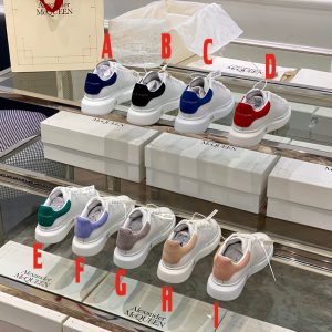 Alexander Mqueen Low-Top Air Platform Leather Sneakers