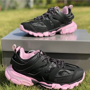 Track Sneakers "Black/Pink"