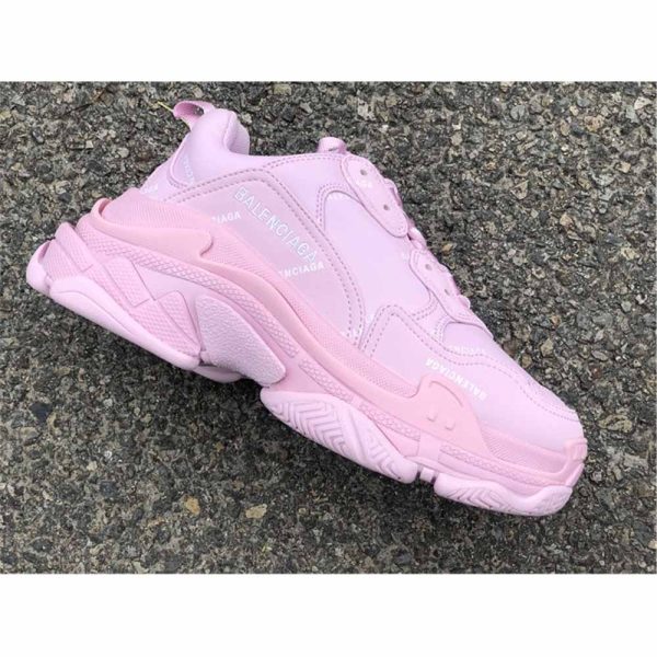 Balenciaga Triple S Logo-Print Embroidered Leather Nubuck And Mesh Sneakers - Image 5