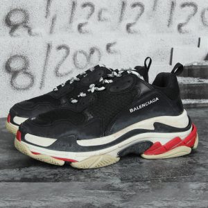 Balenciaga Triple S Sneaker Black Red White