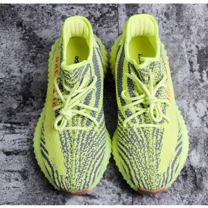 Yeezy Boost 350 V2 Semi Frozen Yellow Sneakers