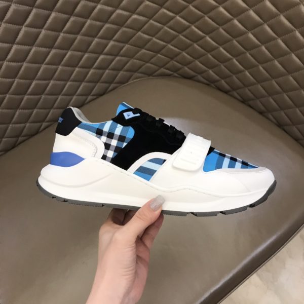 Burberry Vintage Check Suede And Leather Shoes