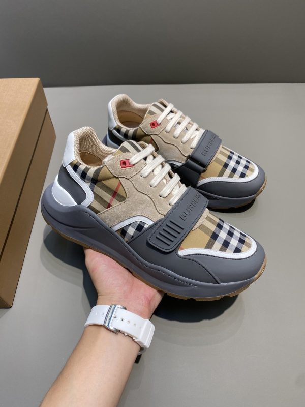 Burberry Vintage Check Suede and Leather Shoes