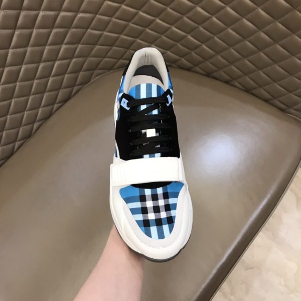 Burberry Vintage Check Suede And Leather Shoes - Image 3