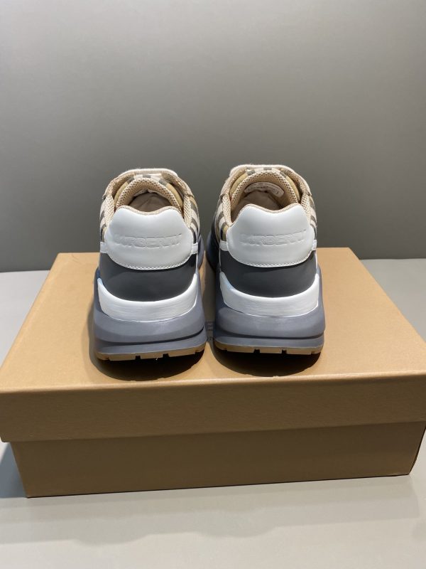 Burberry Vintage Check Suede and Leather Shoes - Image 4