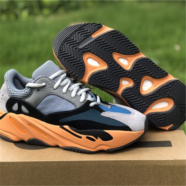 Adidas Yeezy Boost 700 V2 Sun Sneaker Gw0296(Grey&Orange) - Image 4