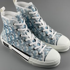 Dior B23 High Top Blue Oblique Pixel