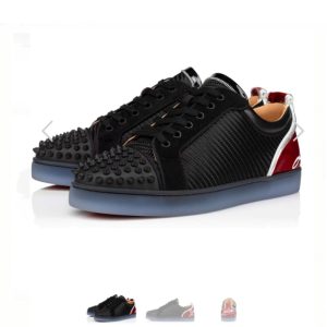 Christian Louboutin Fun Louis Junior Spikes Sneakers