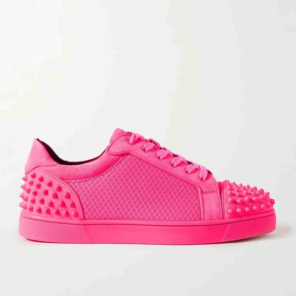 Christian Louboutin Sneaker Seavaste 2 Oraltato In Pelle Fucsia