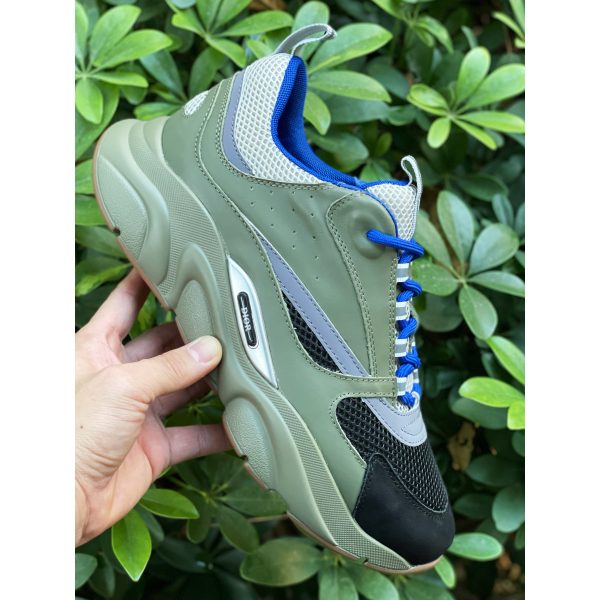 Dior B22 Low-top Sneaker In Green&Blue