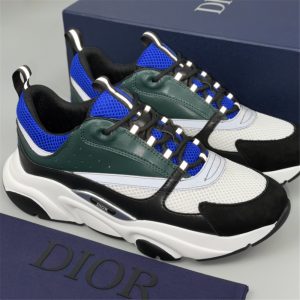 Dior B22 Low-top Sneaker In Green&Blue