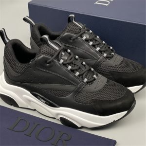 Dior B22 Low-top Sneaker In Black&White