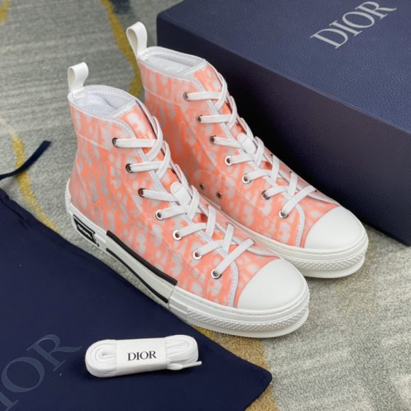 Dior B23 High'Dior Oblique-Orange' Sneakers