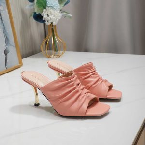 Dior D-Fame Open-Toe Pump