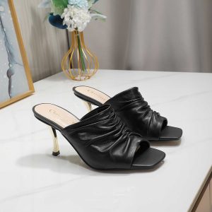 Dior D-Fame Open-Toe Pump