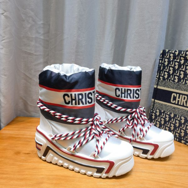 Dior Alps Snow Ankle Boot Shinny White - Image 6