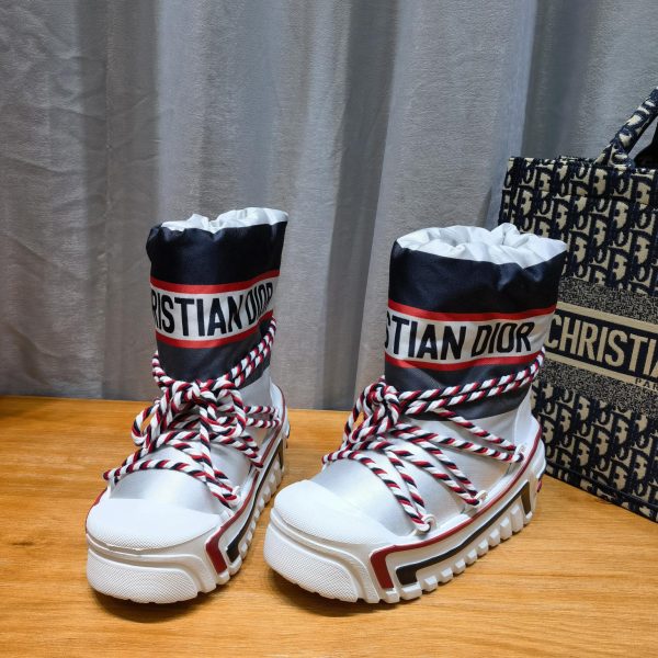 Dior Alps Snow Ankle Boot Shinny White - Image 3