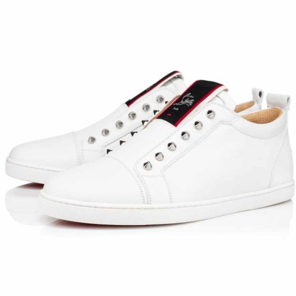 Christian Louboutin F.A.V Fiqeu A Vontade White Calf