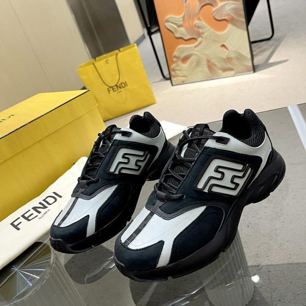 Fendi Faster Trainers Leather Low-Tops Sneakers