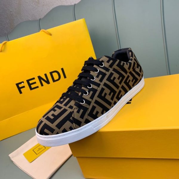 Fendi FF Shoes In Brown - Image 2