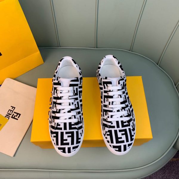 Fendi FF Shoes In White - Image 3