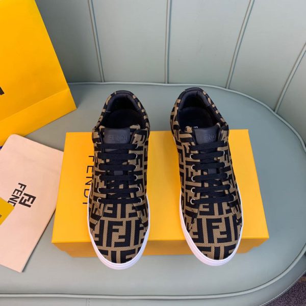 Fendi FF Shoes In Brown - Image 5