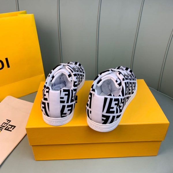 Fendi FF Shoes In White - Image 6